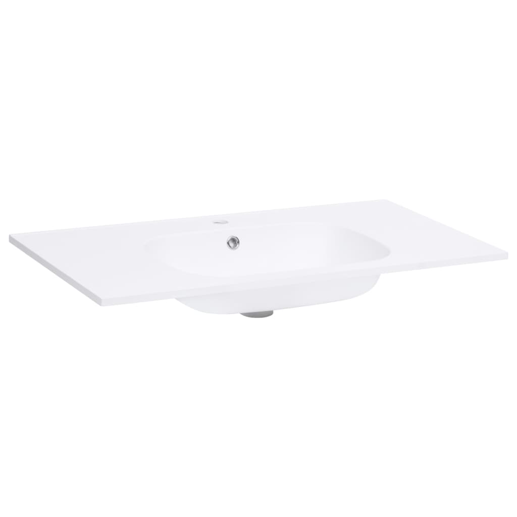 Berkfield Built-in Wash Basin 900x460x105 mm SMC White