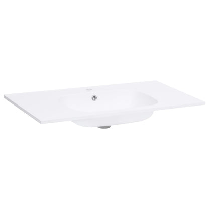 Berkfield Built-in Wash Basin 900x460x105 mm SMC White