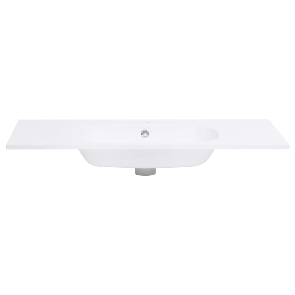 Berkfield Built-in Wash Basin 900x460x105 mm SMC White