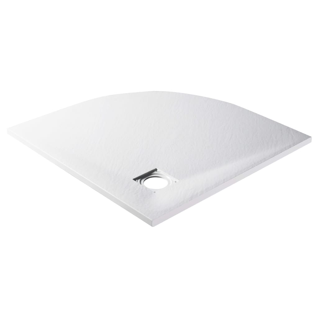 Berkfield Shower Tray SMC White 90x90 cm