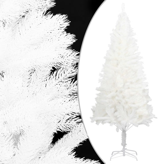 Berkfield Artificial Christmas Tree Lifelike Needles White 150 cm