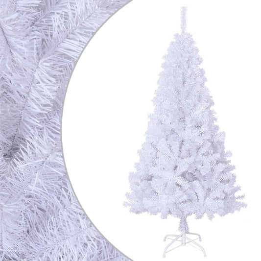 Berkfield Artificial Christmas Tree with Thick Branches White 150 cm PVC