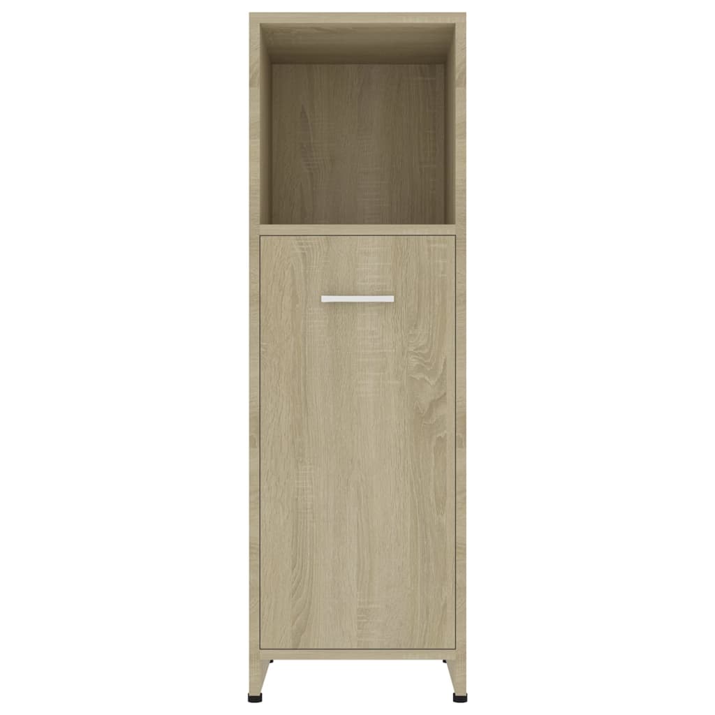 Berkfield Bathroom Cabinet Sonoma Oak 30x30x95 cm Engineered Wood