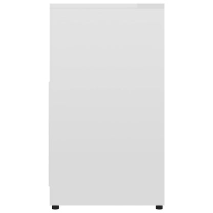 Berkfield Bathroom Cabinet High Gloss White 60x33x61 cm Engineered Wood