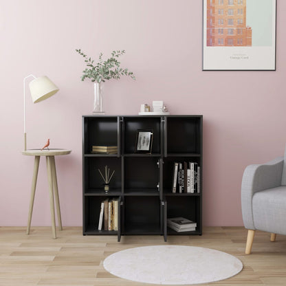 Berkfield Book Cabinet Grey 90x30x90 cm Engineered Wood