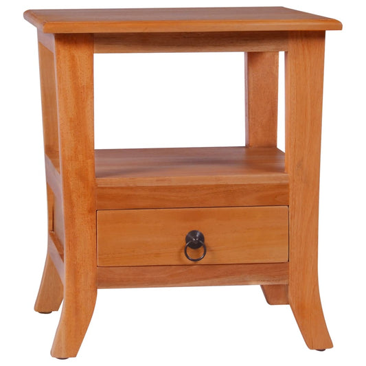 Berkfield Bedside Cabinet Solid Mahogany Wood