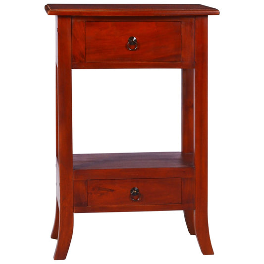 Berkfield Console Table Classical brown 50x30x75 cm Solid Mahogany Wood