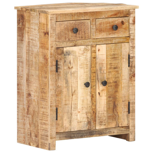 Berkfield Sideboard 59x35x75 cm Rough Mango Wood