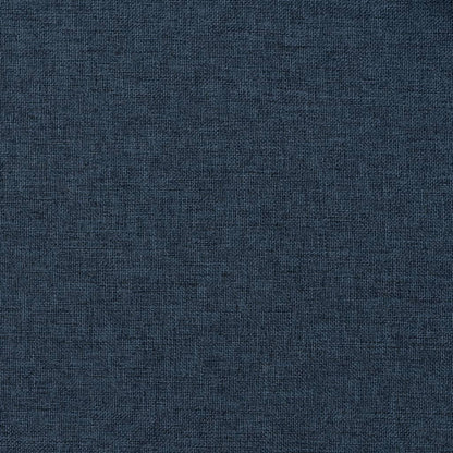 Berkfield Linen-Look Blackout Curtains with Hooks Blue 290x245 cm