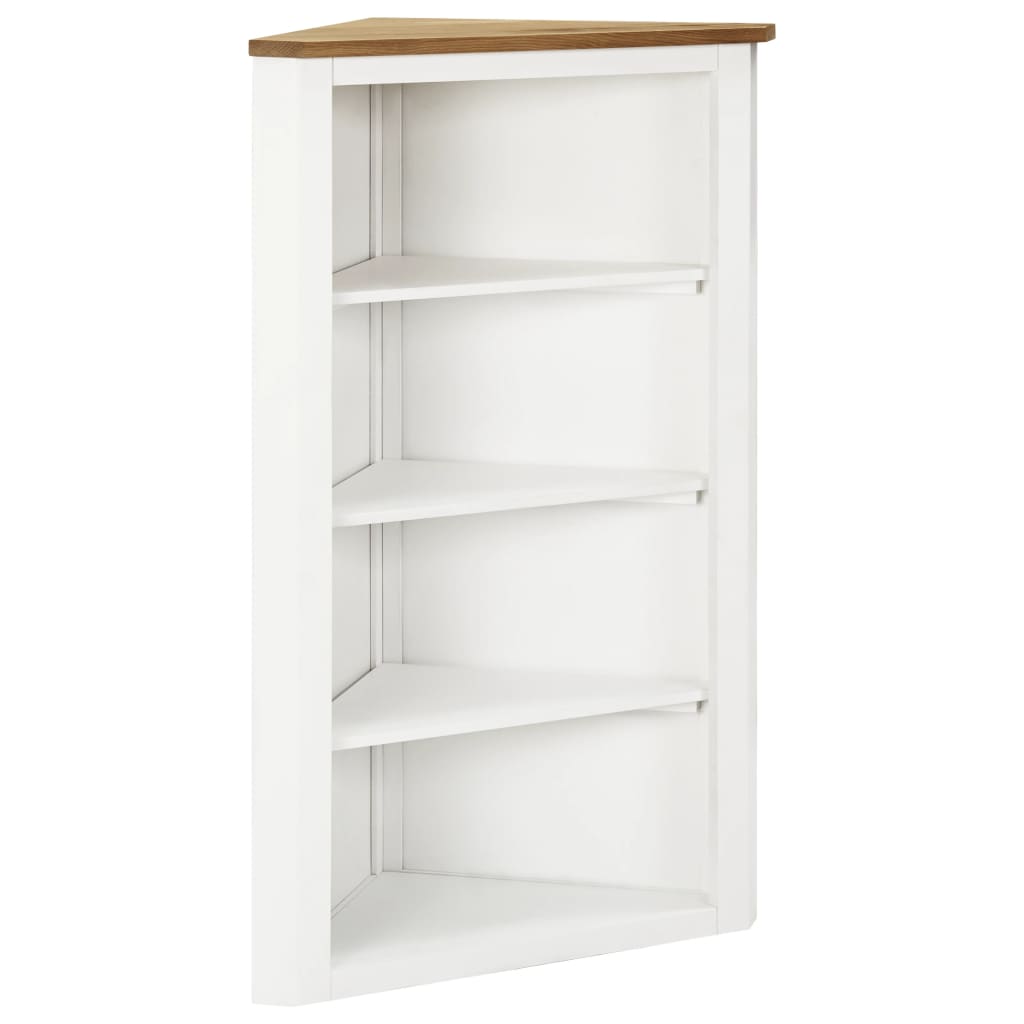 Berkfield Corner Cabinet 59x36x100 cm Solid Oak Wood