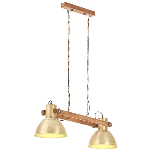 Berkfield Industrial Hanging Lamp 25 W Brass 109 cm E27