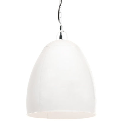 Berkfield Industrial Hanging Lamp 25 W White Round 42 cm E27