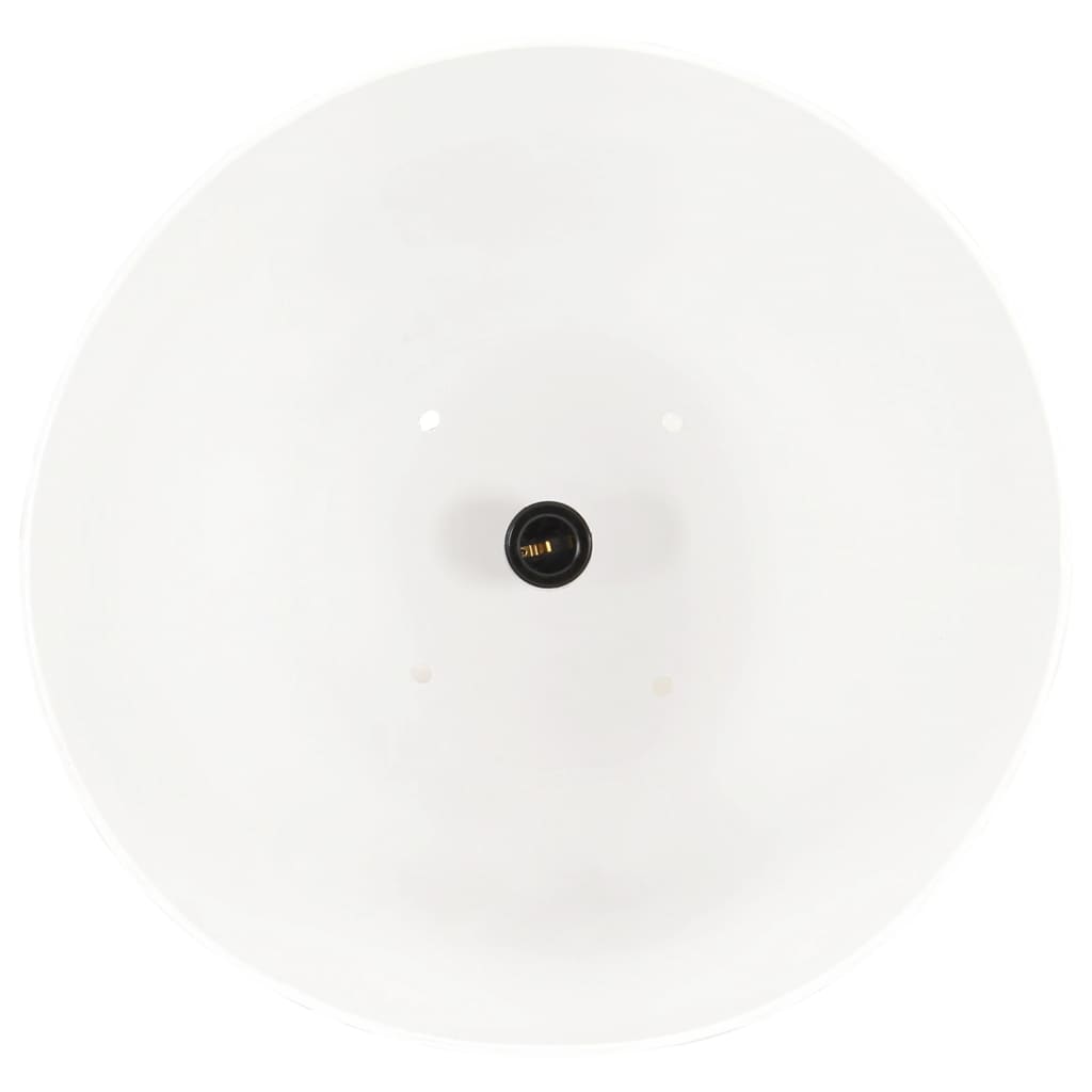 Berkfield Industrial Hanging Lamp 25 W White Round 42 cm E27