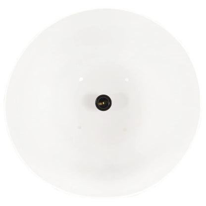 Berkfield Industrial Hanging Lamp 25 W White Round 42 cm E27