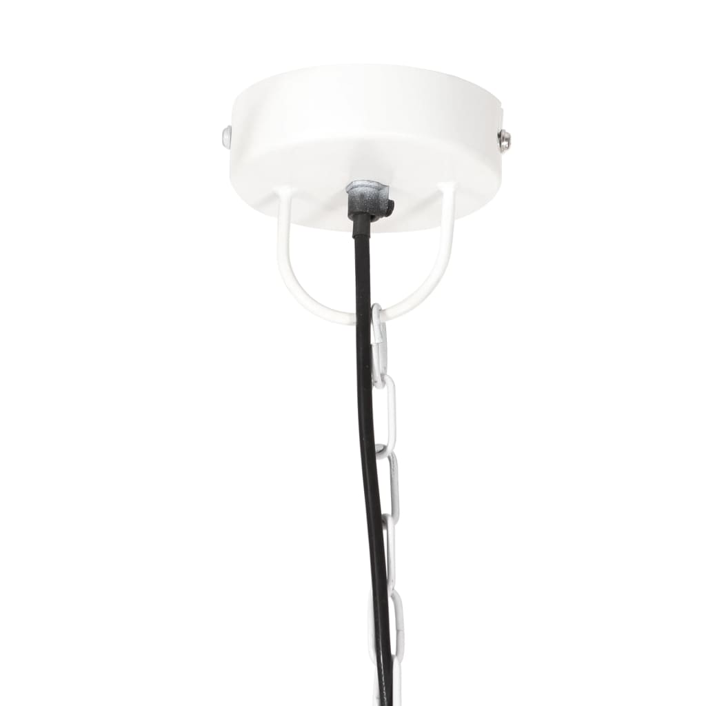 Berkfield Industrial Hanging Lamp 25 W White Round 42 cm E27