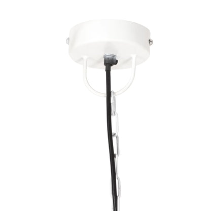 Berkfield Industrial Hanging Lamp 25 W White Round 42 cm E27