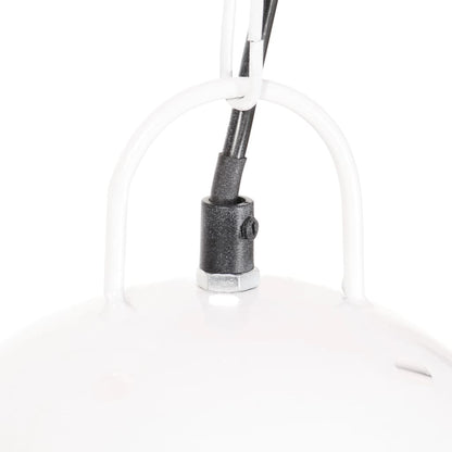 Berkfield Industrial Hanging Lamp 25 W White Round 42 cm E27