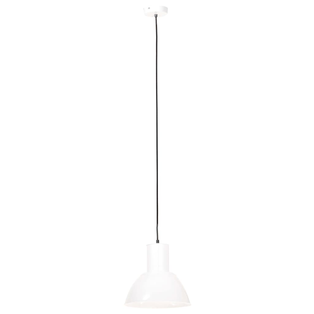 Berkfield Hanging Lamp 25 W White Round 28.5 cm E27
