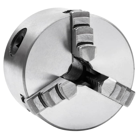 Berkfield 3 Jaw Self-Centering Lathe Chuck 80 mm Steel