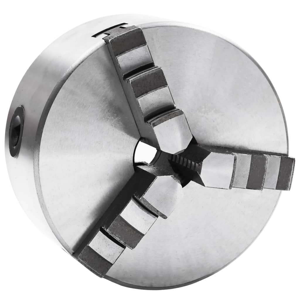 Berkfield 3 Jaw Self-Centering Lathe Chuck 125 mm Steel