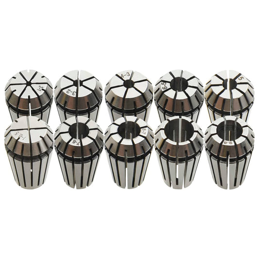 Berkfield ER16 Collets 10 pcs Turning Tool Set