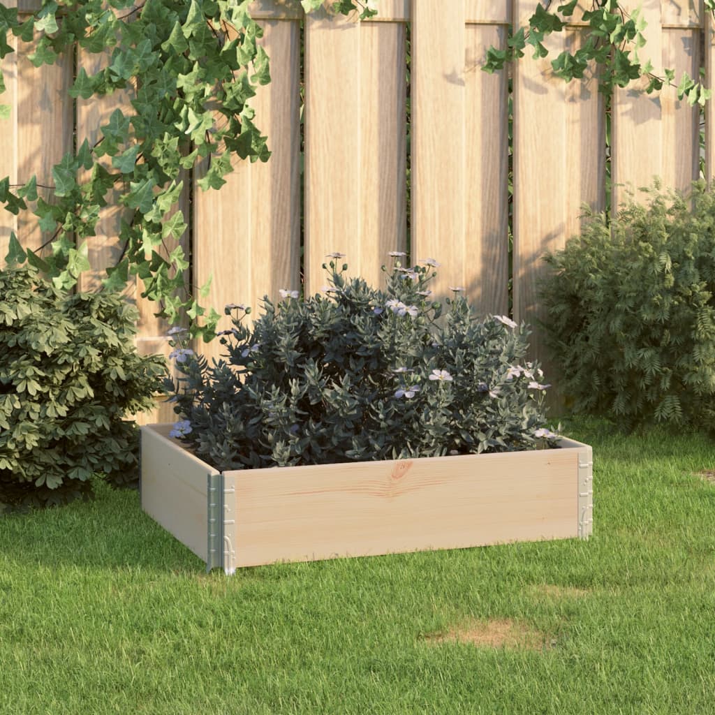 Berkfield Raised Bed 60x80 cm Solid Pine Wood (310048)