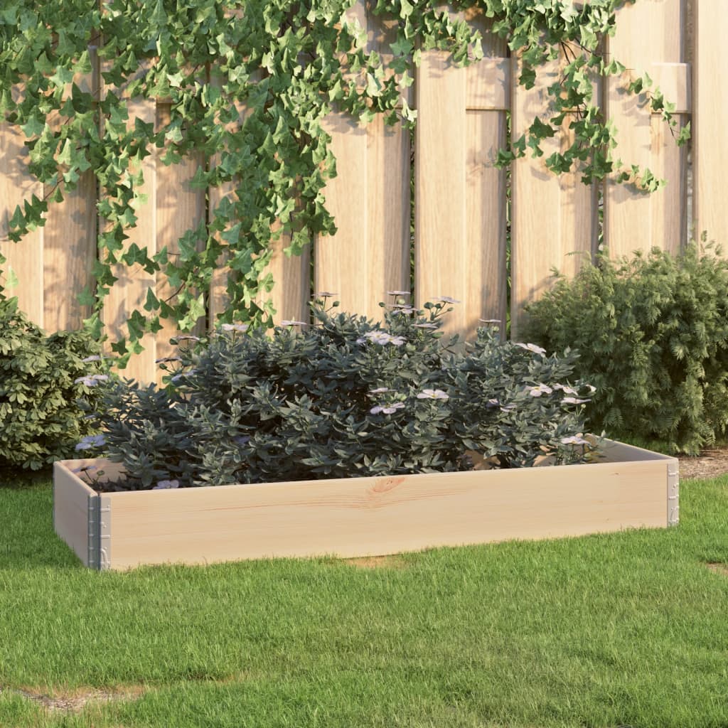 Berkfield Raised Bed 50x150 cm Solid Pine Wood (310054)