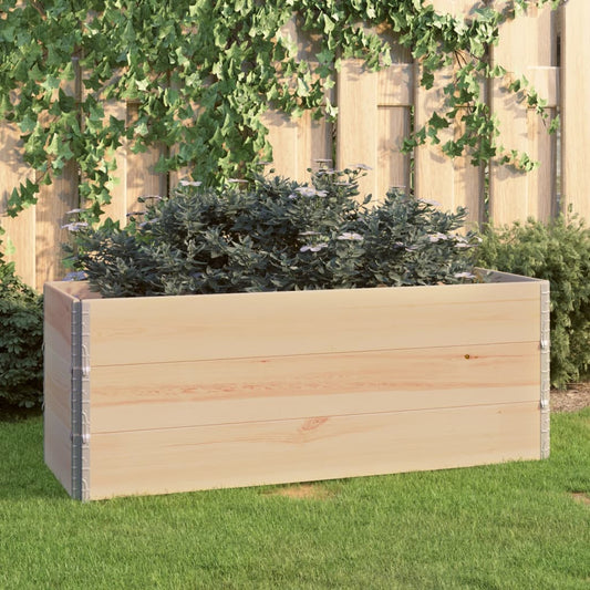 Berkfield Raised Beds 3 pcs 50x150 cm Solid Pine Wood (310055)