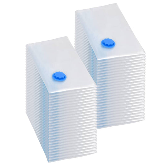 Berkfield Vacuum Travel Storage Bags Clothing Bags 80x60 cm 50 pcs
