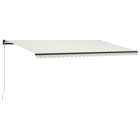 Berkfield Manual Retractable Awning 600x300 cm Cream