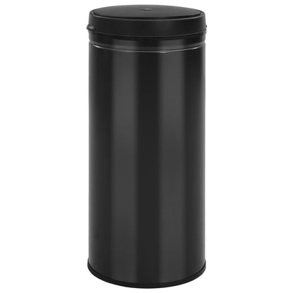 Berkfield Automatic Sensor Dustbin 80 L Carbon Steel Black