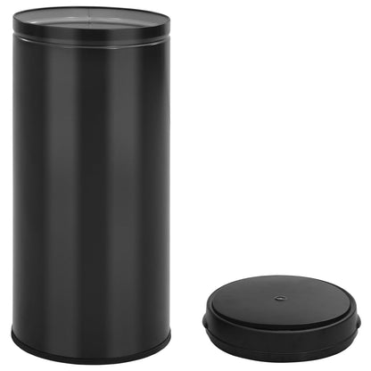 Berkfield Automatic Sensor Dustbin 80 L Carbon Steel Black