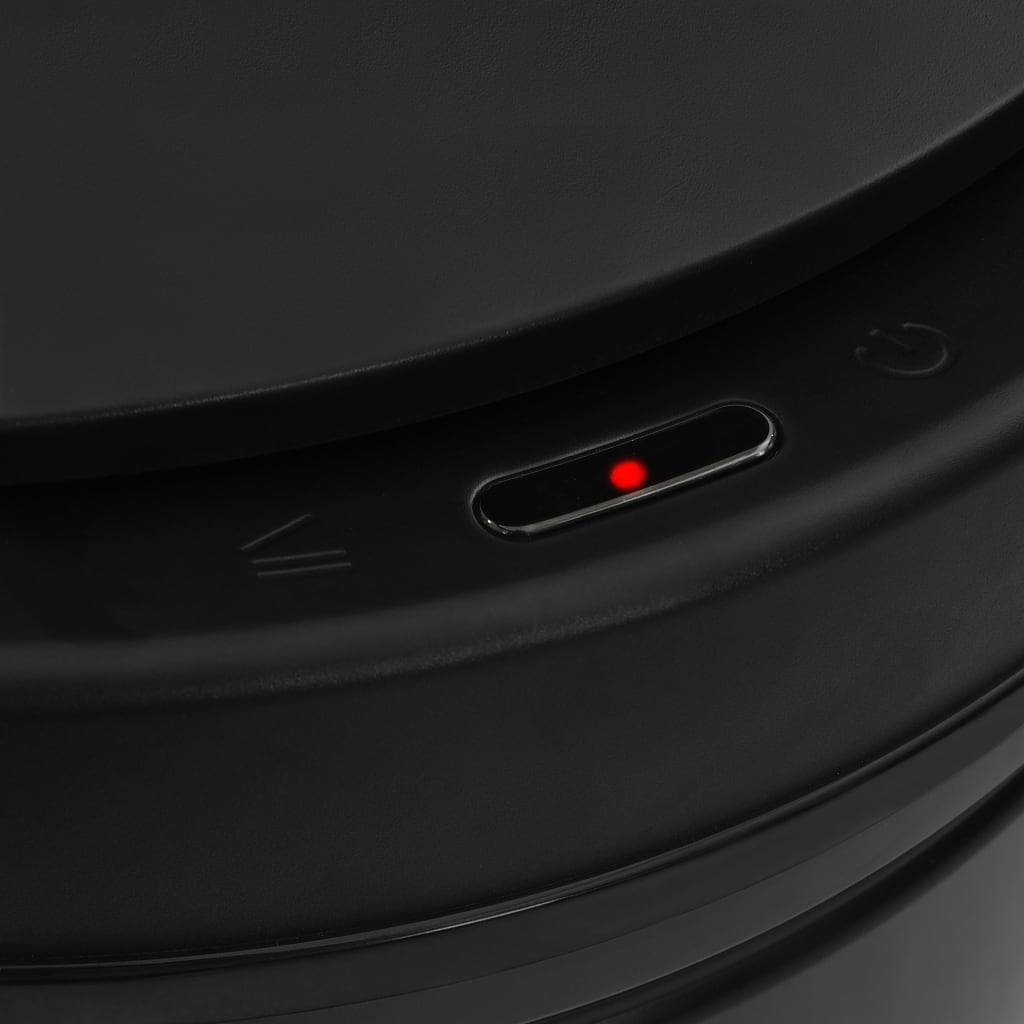 Berkfield Automatic Sensor Dustbin 80 L Carbon Steel Black