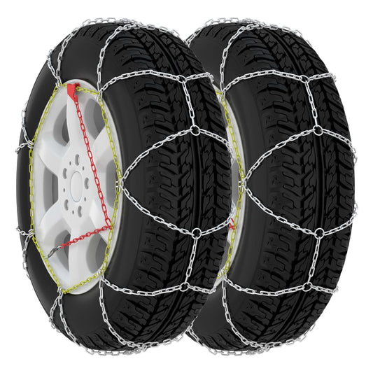 Berkfield Car Tyre Snow Chains 2 pcs 9 mm KN120