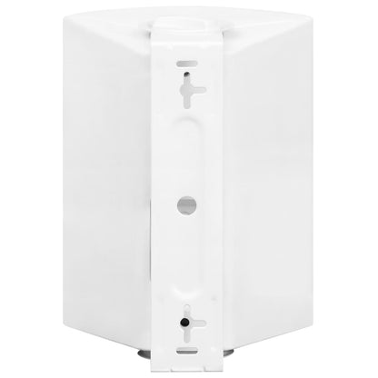 Berkfield Wall-mounted Stereo Speakers 2 pcs White Indoor Outdoor 100 W