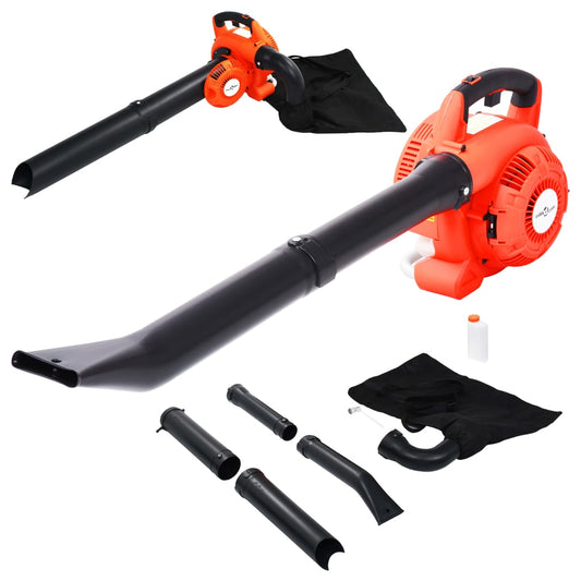 Berkfield 3-in-1 Petrol Leaf Blower 26 cc Orange