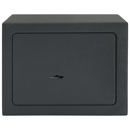 Berkfield Mechanical Safe Dark Grey 23x17x17 cm Steel