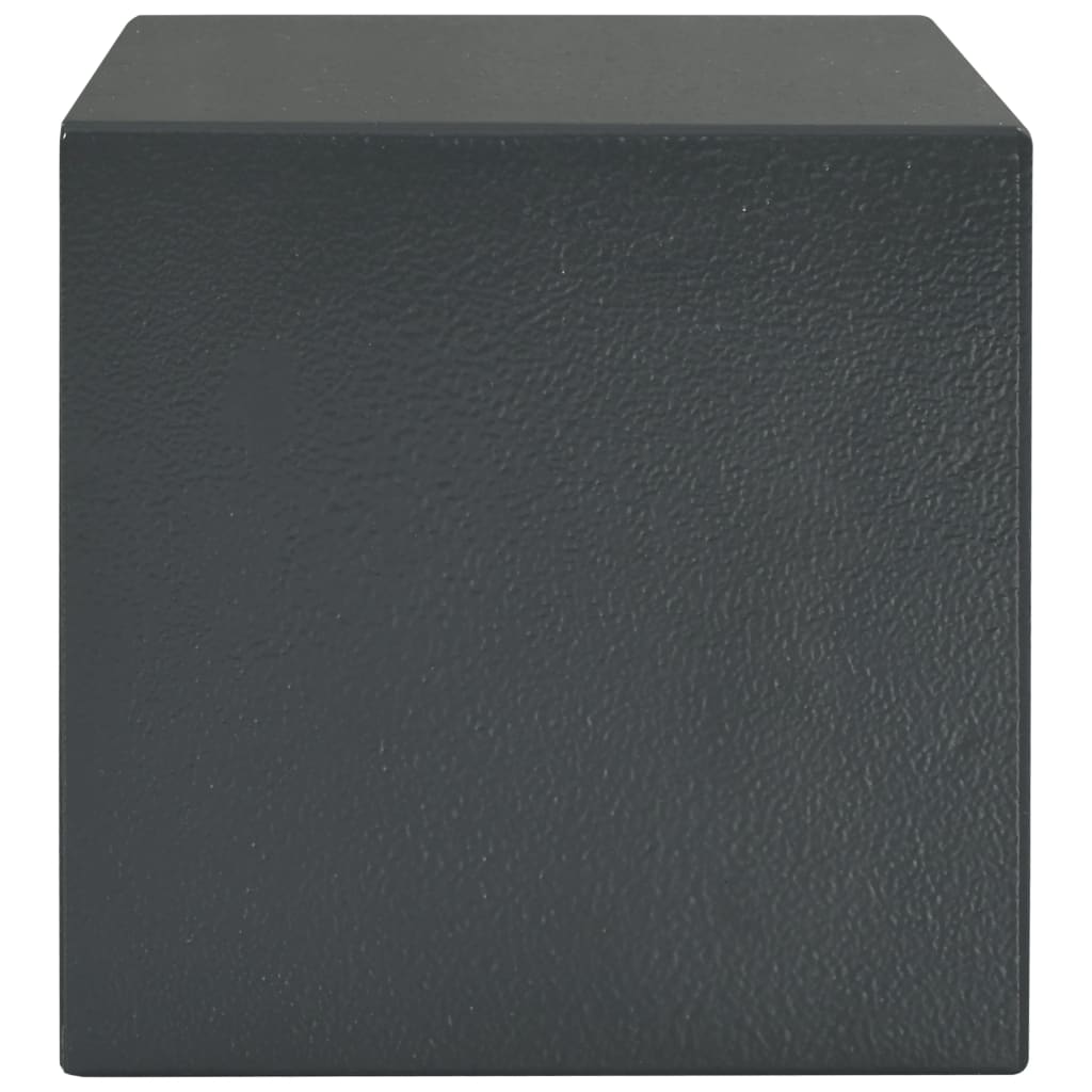 Berkfield Mechanical Safe Dark Grey 23x17x17 cm Steel