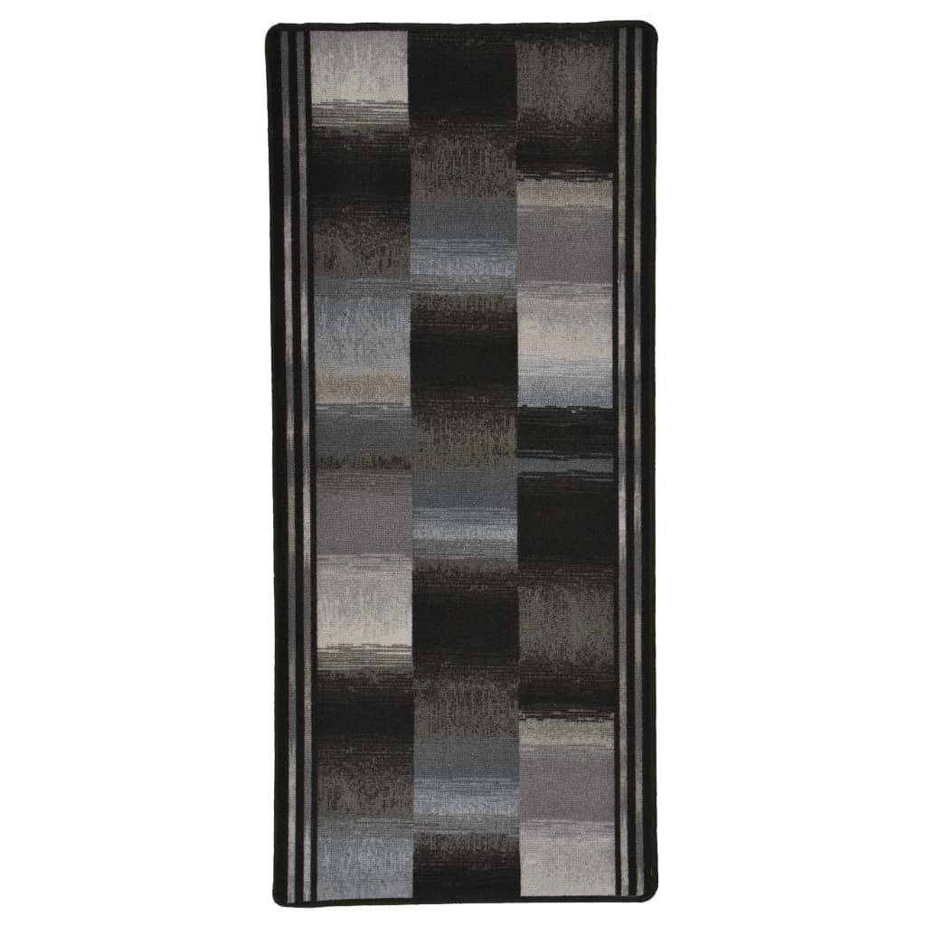 Berkfield Carpet Runner Gel Backing Black 67x200 cm