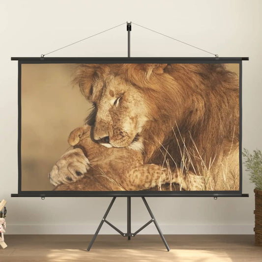 Berkfield Projection Screen with Tripod 84" 16:9