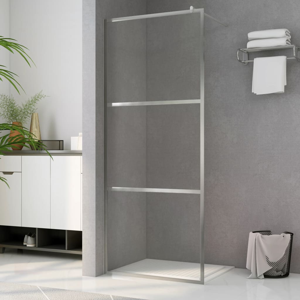 Berkfield Walk-in Shower Wall with Clear ESG Glass 115x195 cm