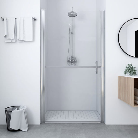 Berkfield Shower Door Tempered Glass 81x195 cm