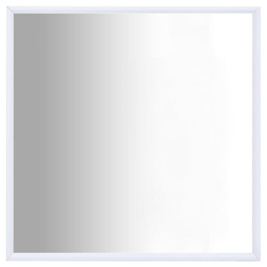 Berkfield Mirror White 50x50 cm