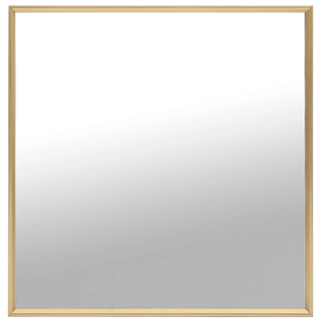 Berkfield Mirror Gold 50x50 cm