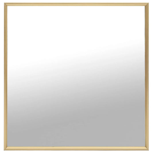 Berkfield Mirror Gold 50x50 cm