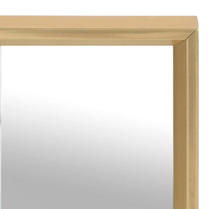 Berkfield Mirror Gold 50x50 cm