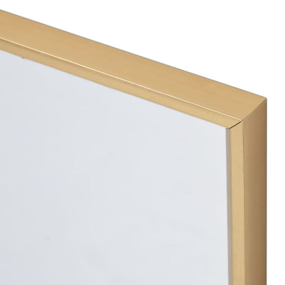 Berkfield Mirror Gold 50x50 cm
