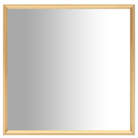 Berkfield Mirror Gold 70x70 cm