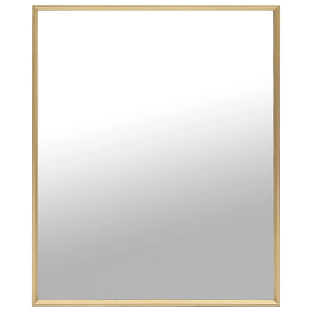 Berkfield Mirror Gold 70x50 cm