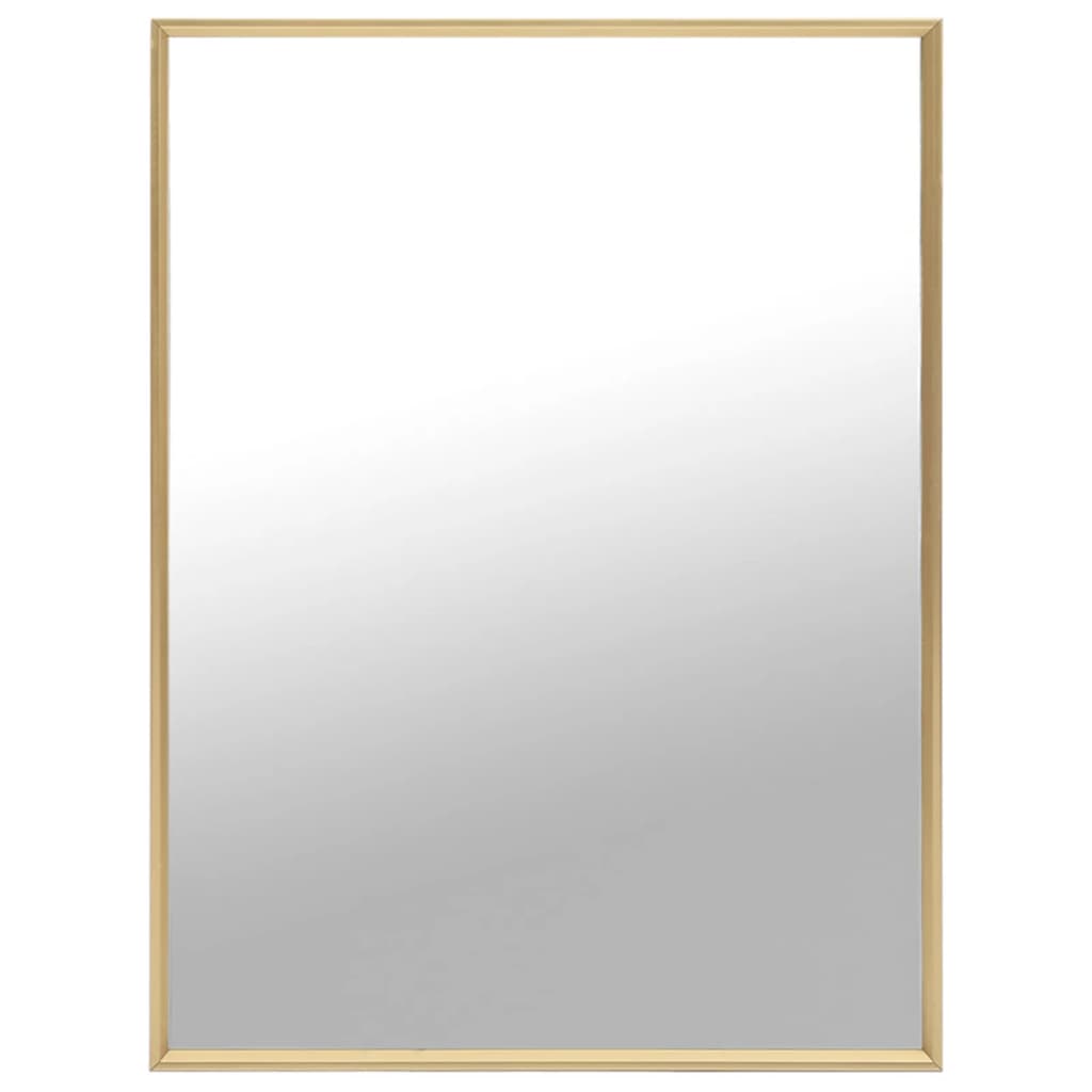Berkfield Mirror Gold 80x60 cm